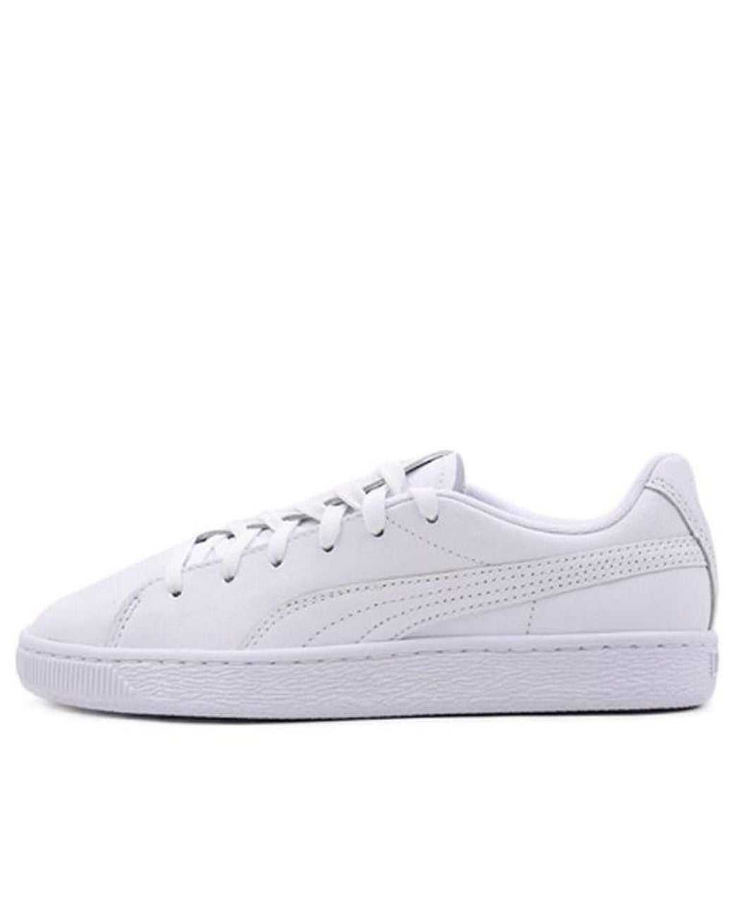 PUMA White (Wmns) Basket Crush Emboss