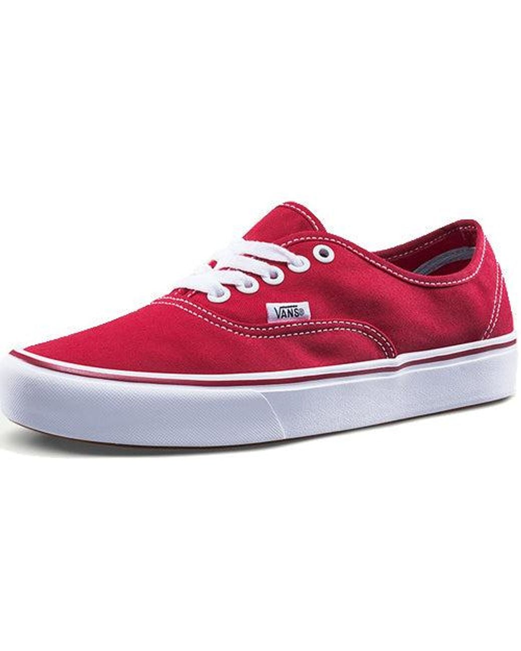 Vans Red Comfycush Authentic 'Racing' for men