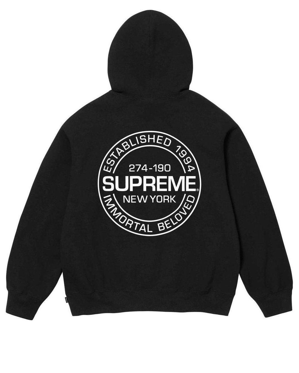 Supreme Immortal Hooded Sweatshirt Black メンズ