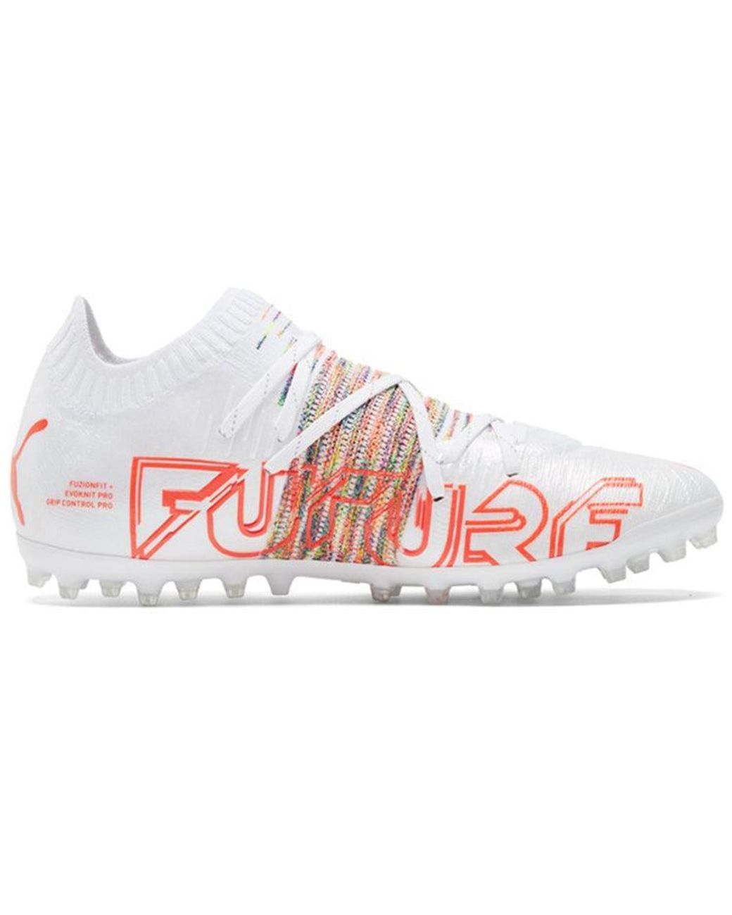 PUMA White Future Z 1.1 Mg Soccer Cleats for men