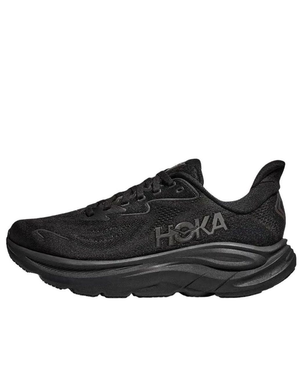 Hoka One One Black Clifton 10 Running Trainers
