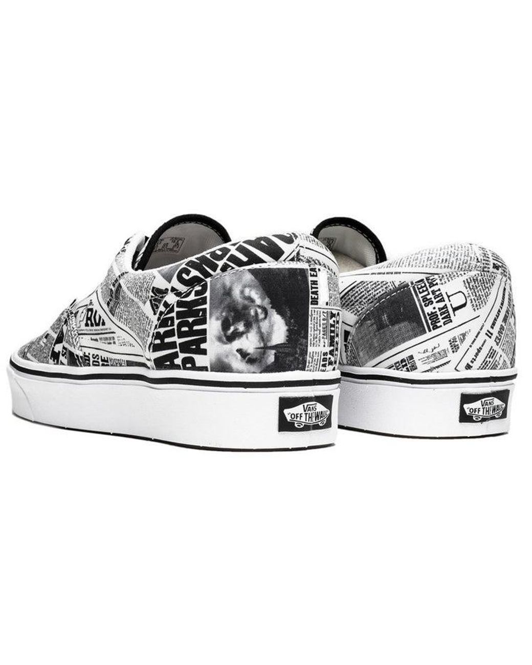 Vans White X Harry Potter Comfycush Era 'Newspaper' for men