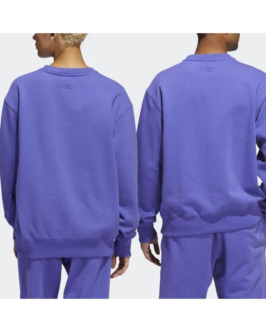 Adidas Blue X Pharrell Basic Sports Sweatshirt for men