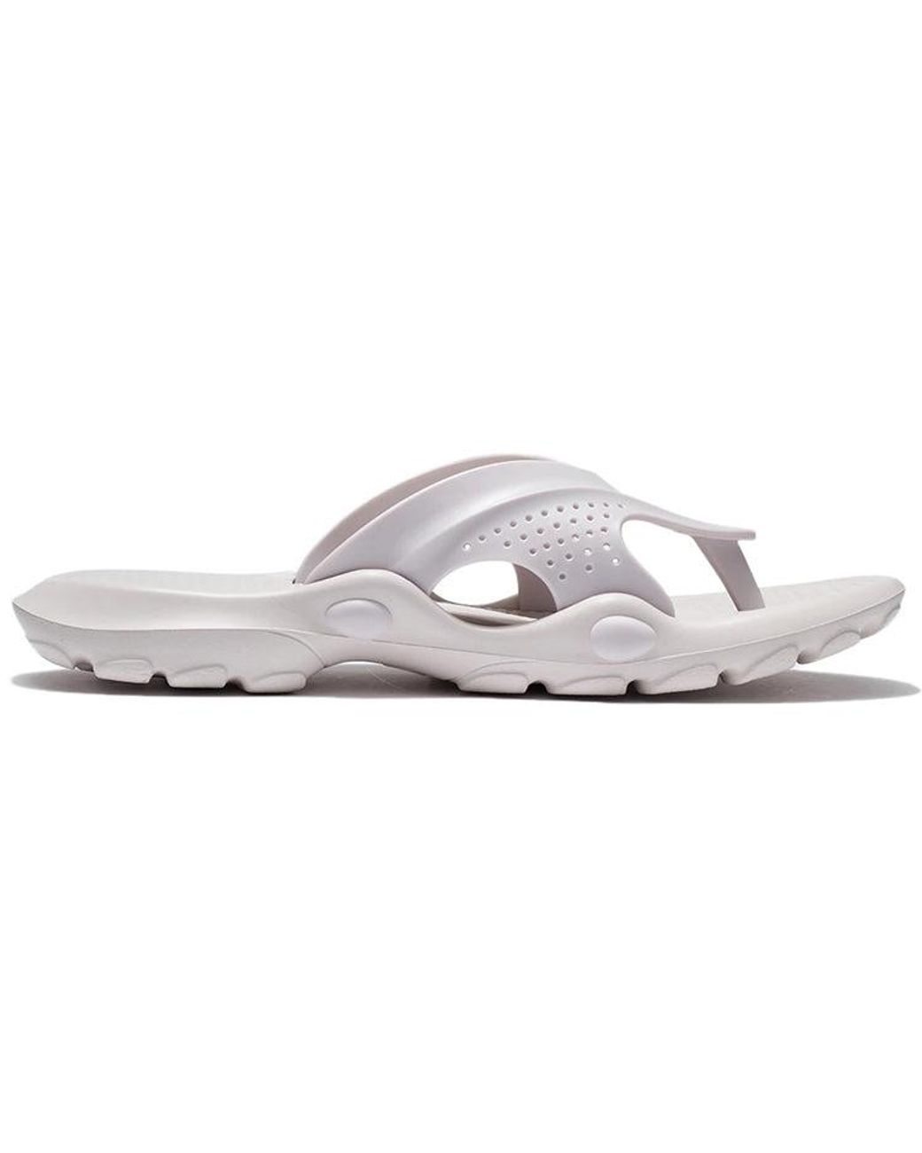 Li-ning White Casual Sports Slippers for men