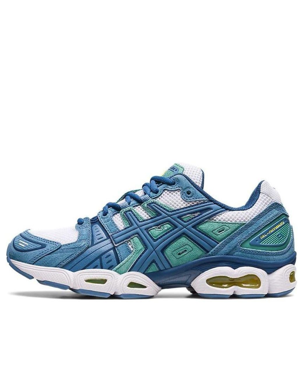 Asics Blue Gel-Nimbus 9 Floss Aqua' for men