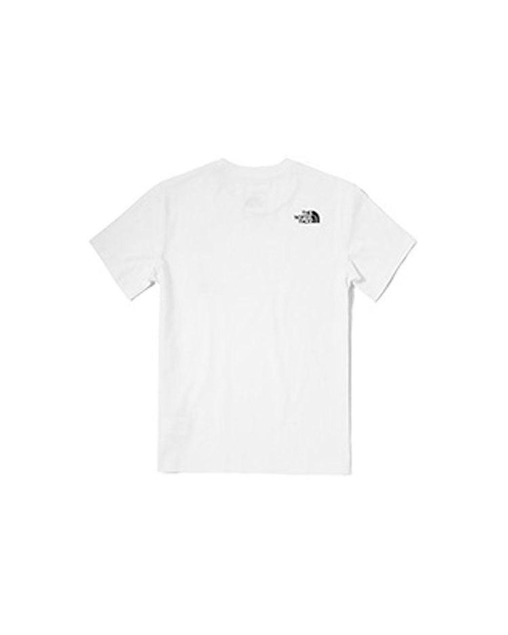 The North Face White Ss21 Tri Logo Shirt for men