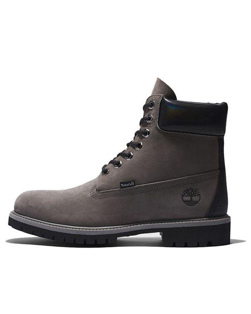Timberland Black Premium 6 Inch Waterproof Boots 'Dark' for men