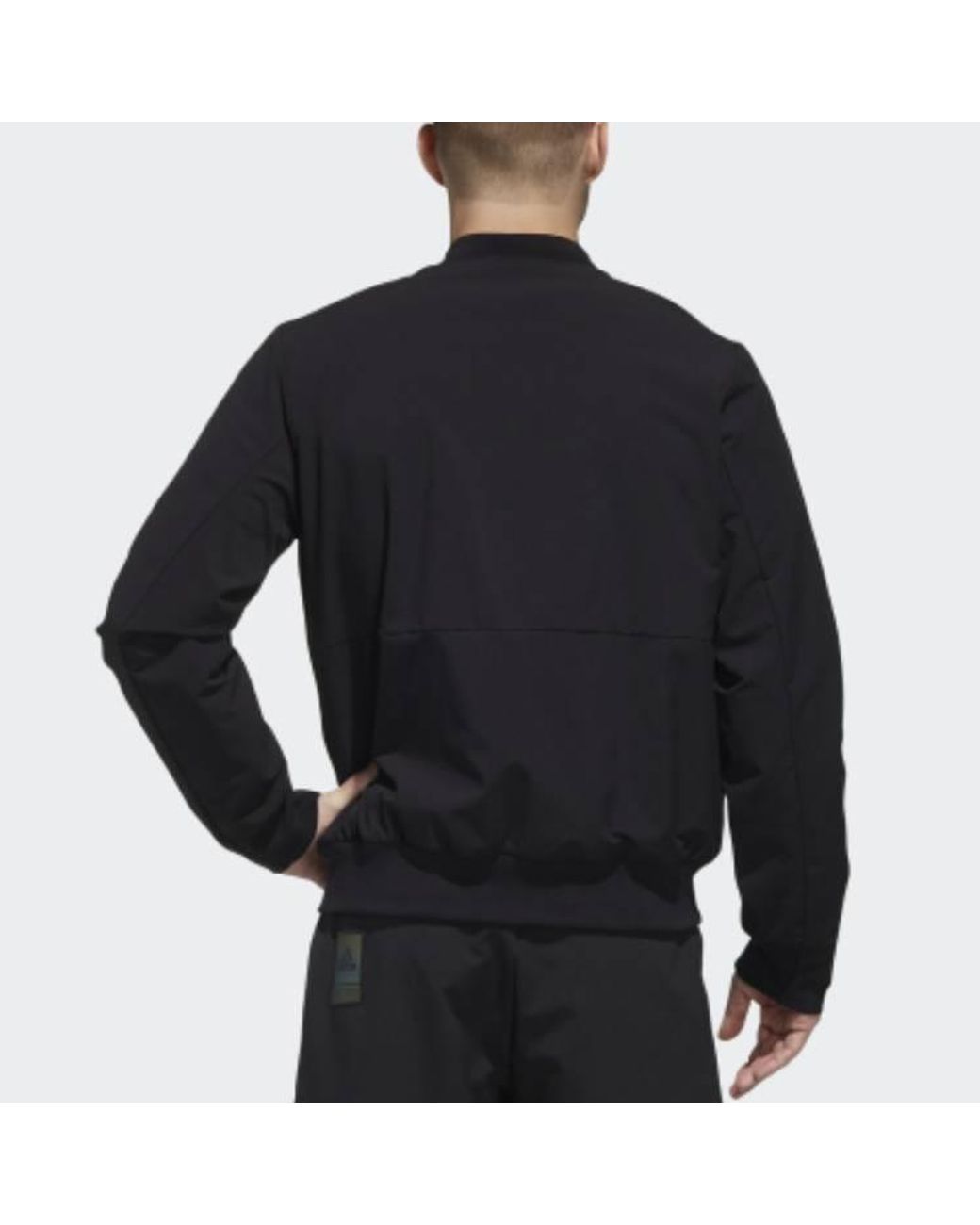 Adidas Black Pilot Sports Baseball Jacket for men