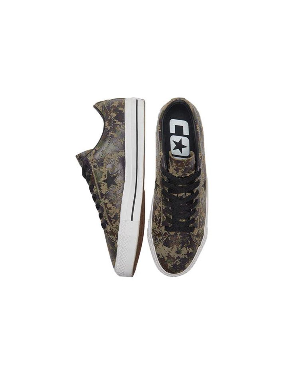 Converse Brown One Star Pro Low 'Digi Camo' for men