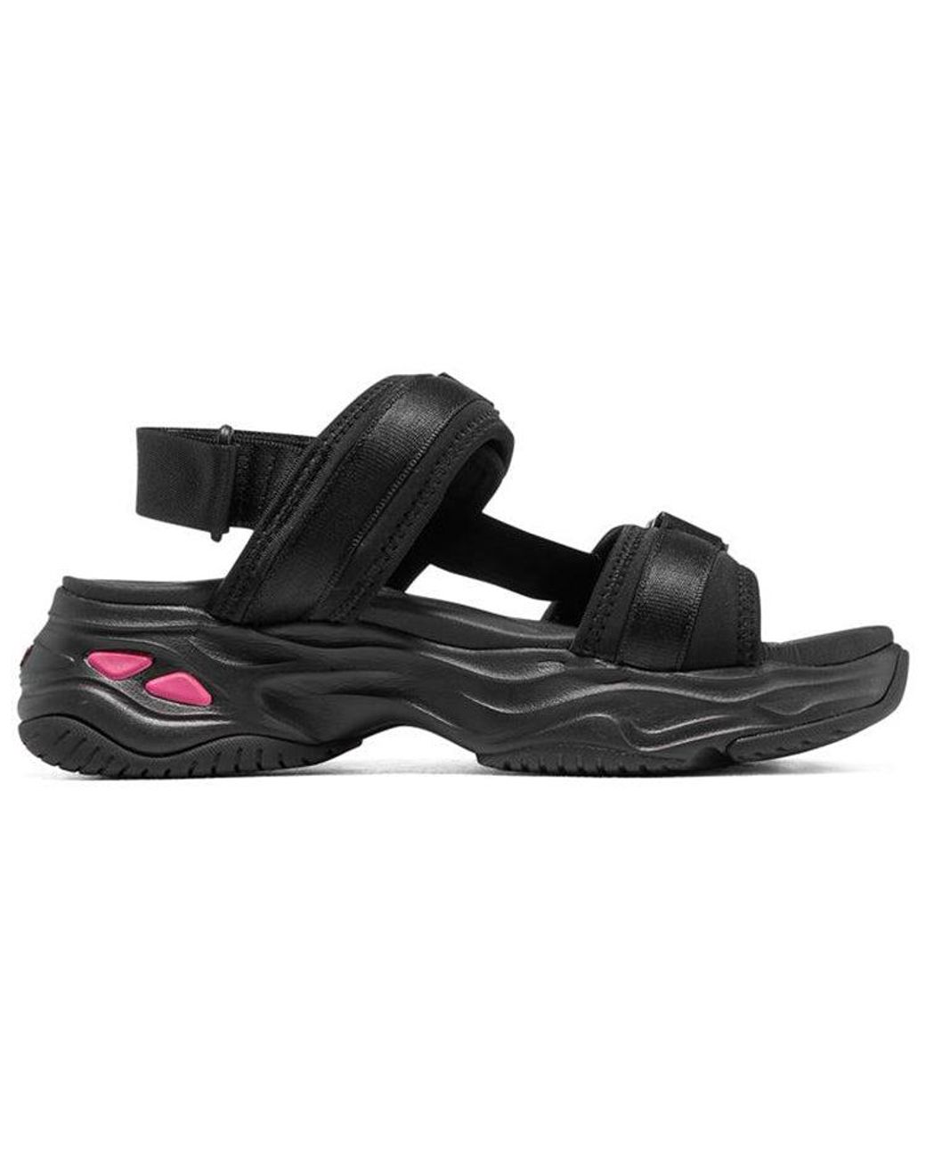 Skechers Black (Wmns) D'Lites 4.0 Sandals