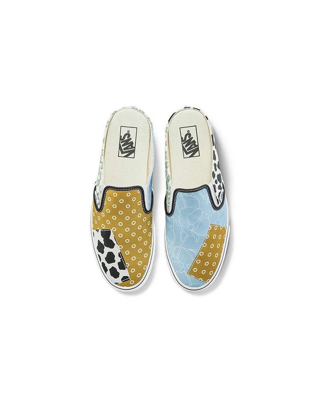 Vans Blue Classic Slip-On Mule 'Pattern Mix Multi' for men