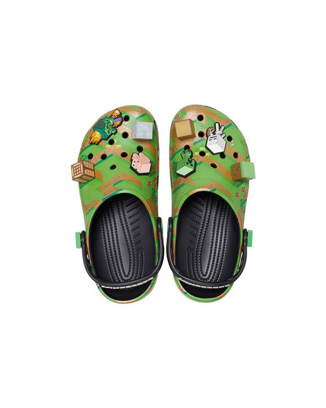 CROCSTM Green Mincraft Classic Clog Zoccoli for men