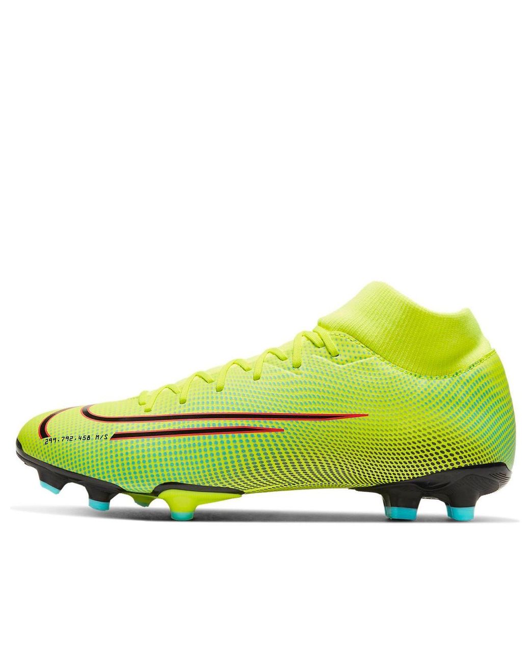 Nike Green Mercurial Superfly 7 Academy Mds Mg 'Lemon Venom Aurora' for men