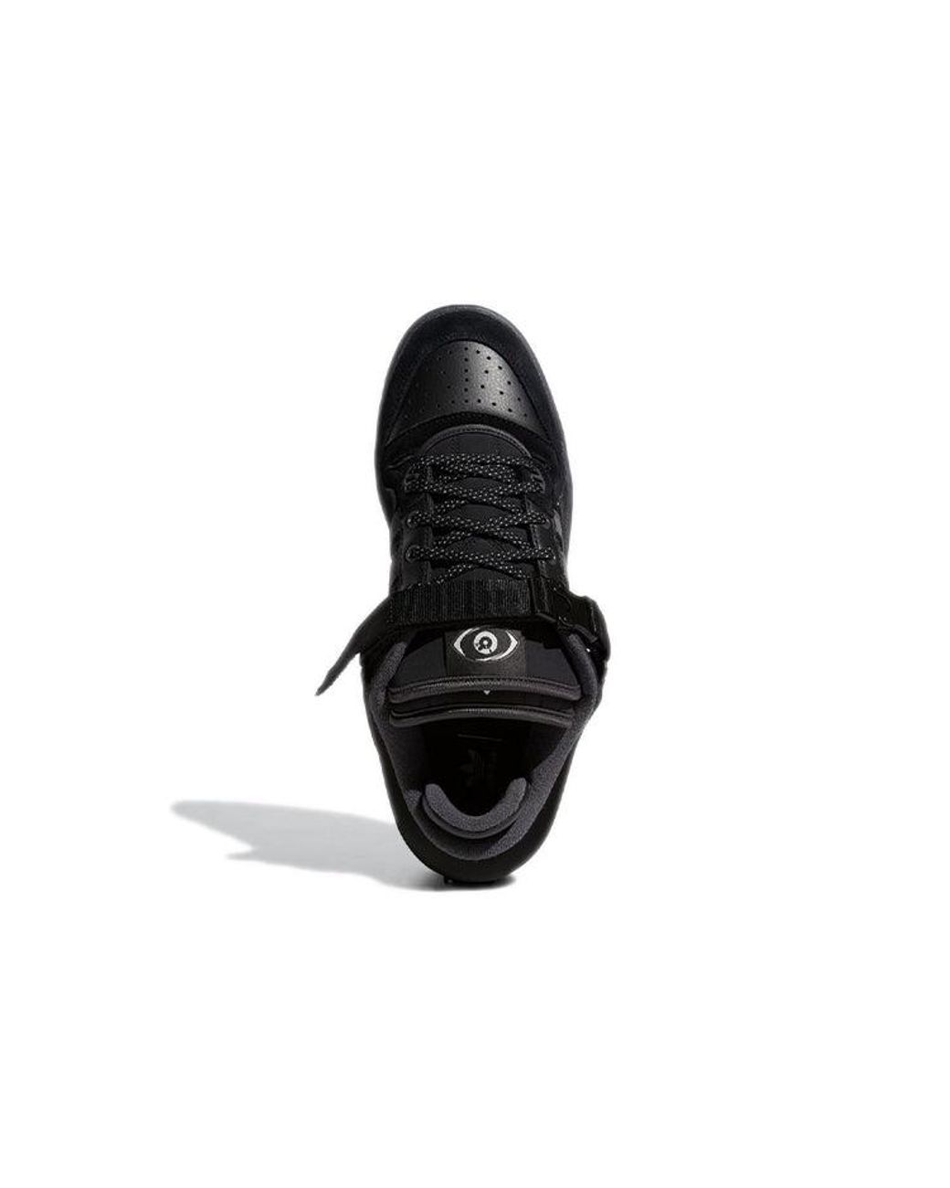 Adidas Black X Bad Bunny Forum Buckle Low 'Back To School' for men