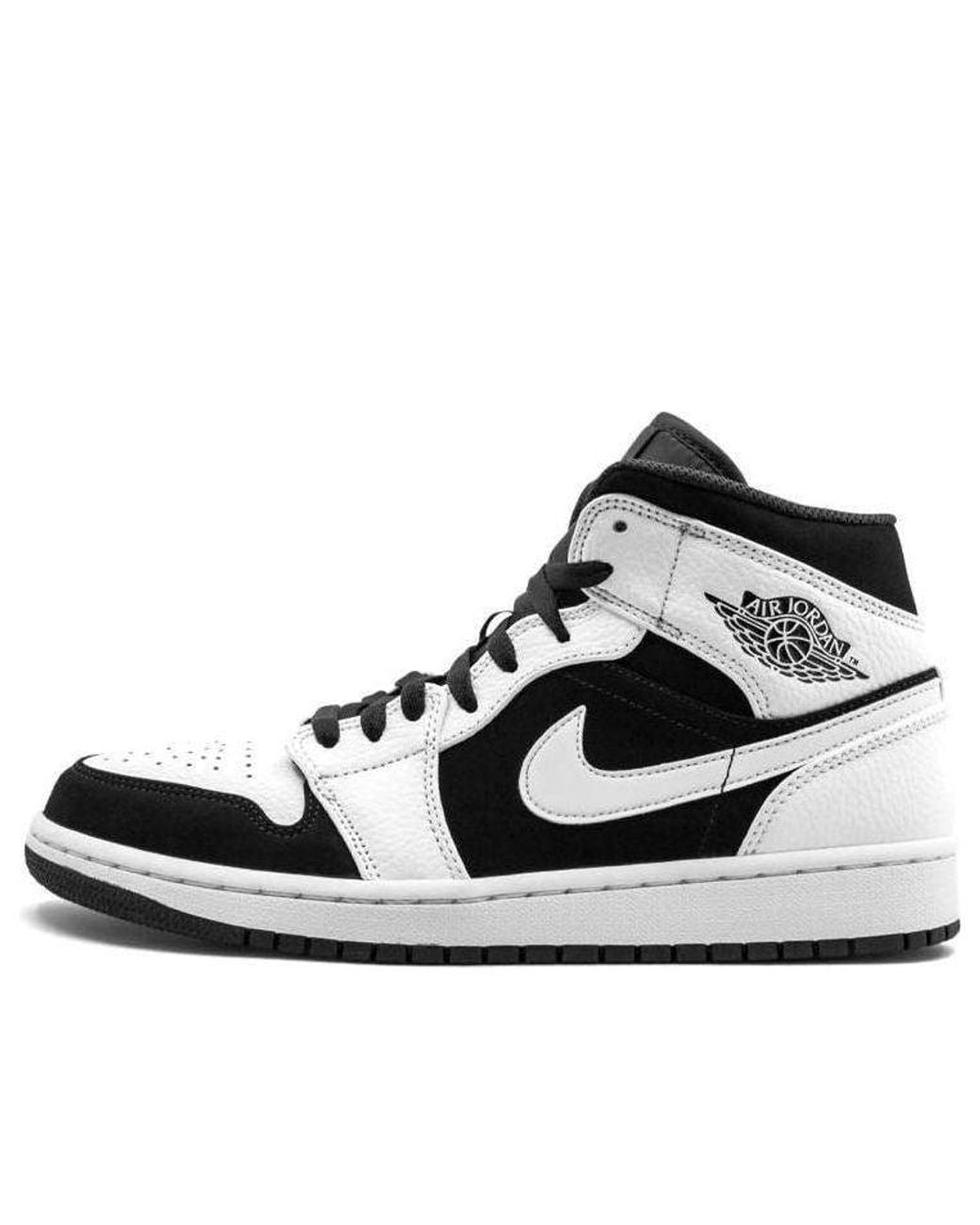 Nike Black 1 Retro Mid 'Tuxedo' for men