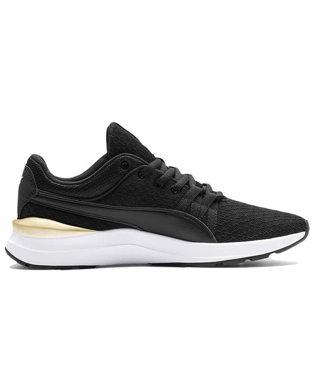 PUMA Adela Core Black/white/gold Low Sneakers | Lyst
