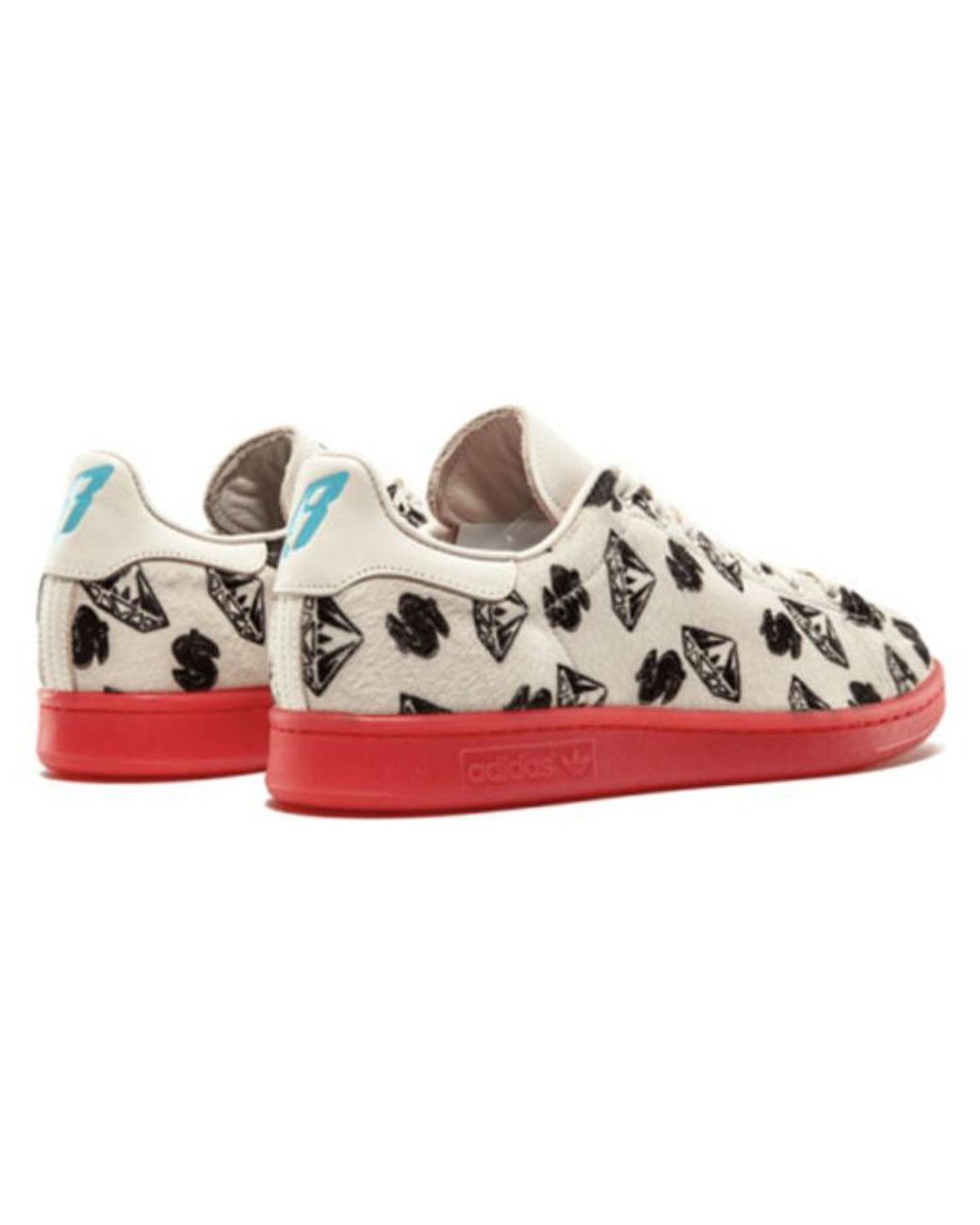 Adidas Red X Pharrell X Billionaire Boys Club Stan Smith 'Ponyhair' for men