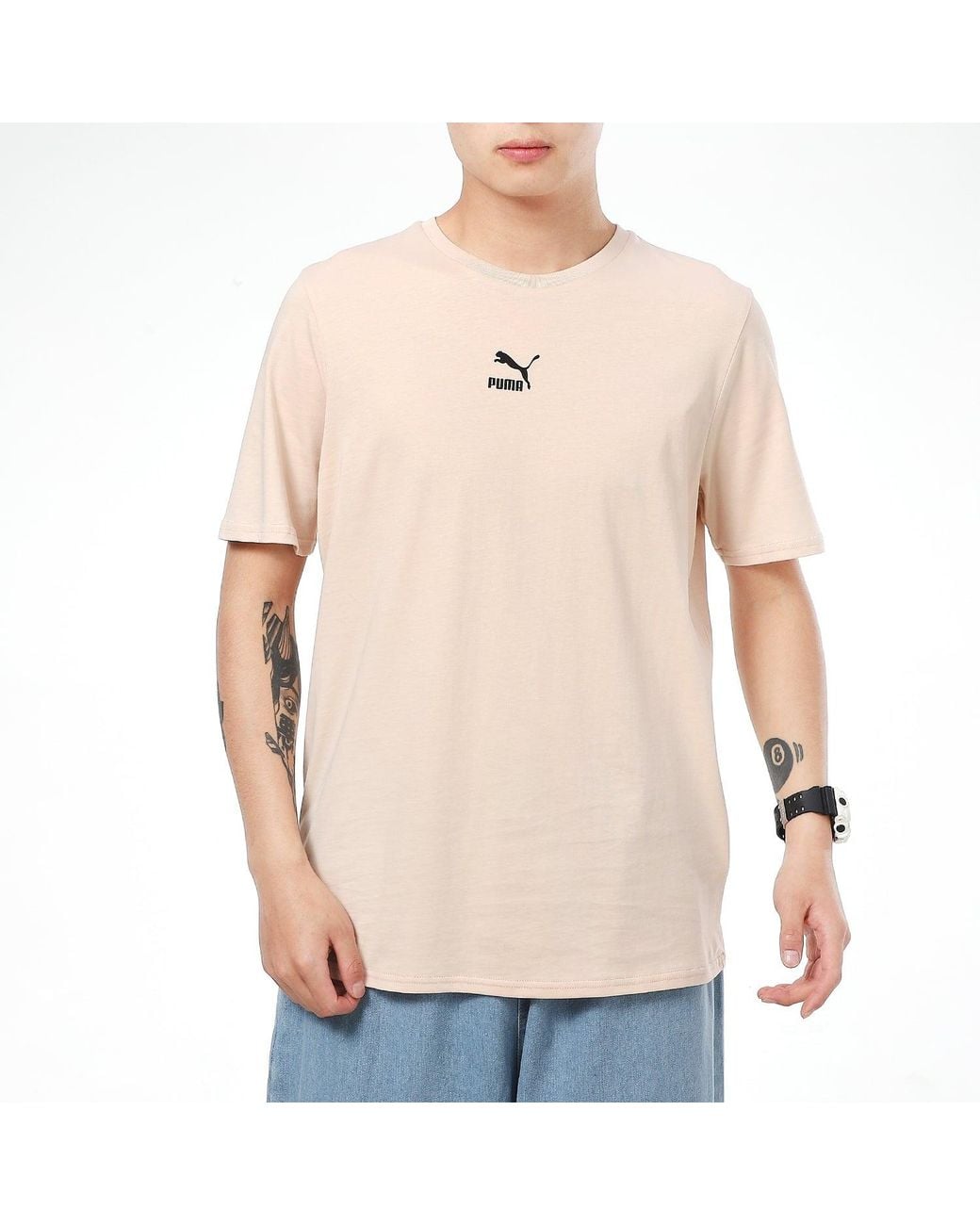 PUMA Natural Elevate Tape T-Shirt for men