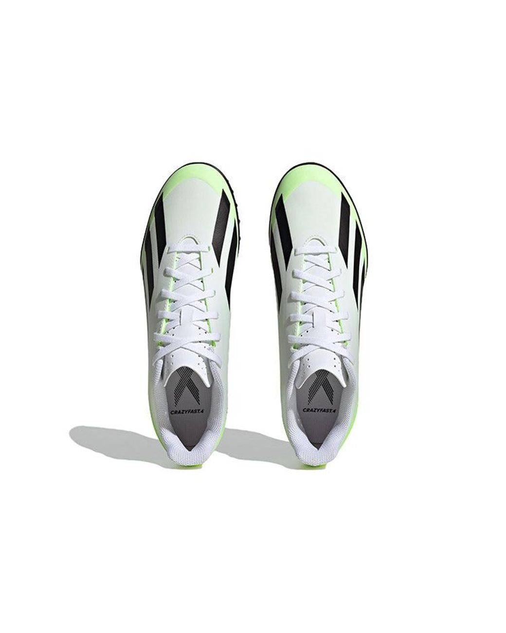 Adidas Green X Crazyfast.4 Tf Lucid Lemon' for men