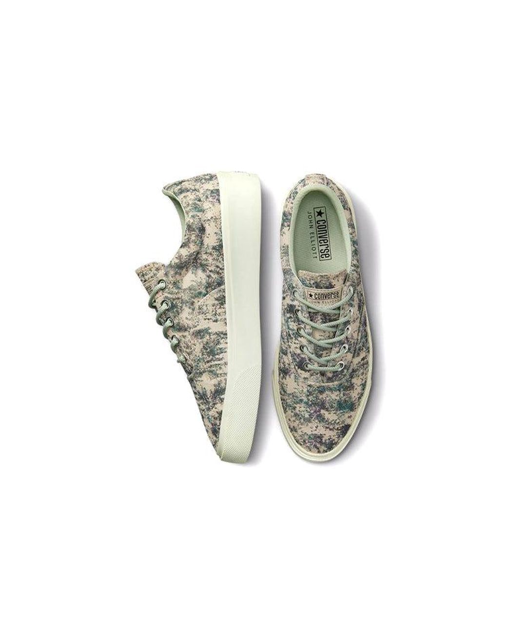Converse White John Elliott X Skid Grip 'French Oak' for men