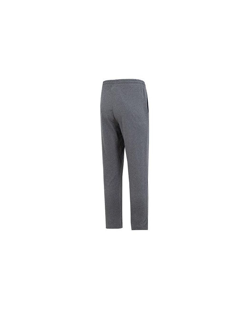Adidas Gray Essentials Single Jersey Tapered Open Hem Pants for men
