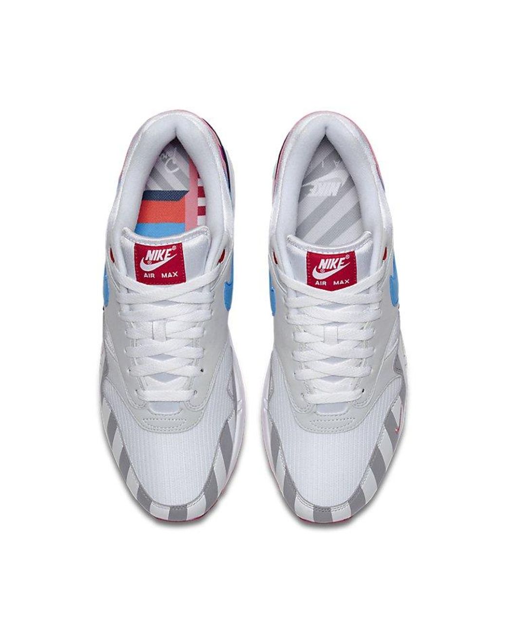 Nike Air Max 1 'parra White Pink Splicing' in Blue for Men | Lyst