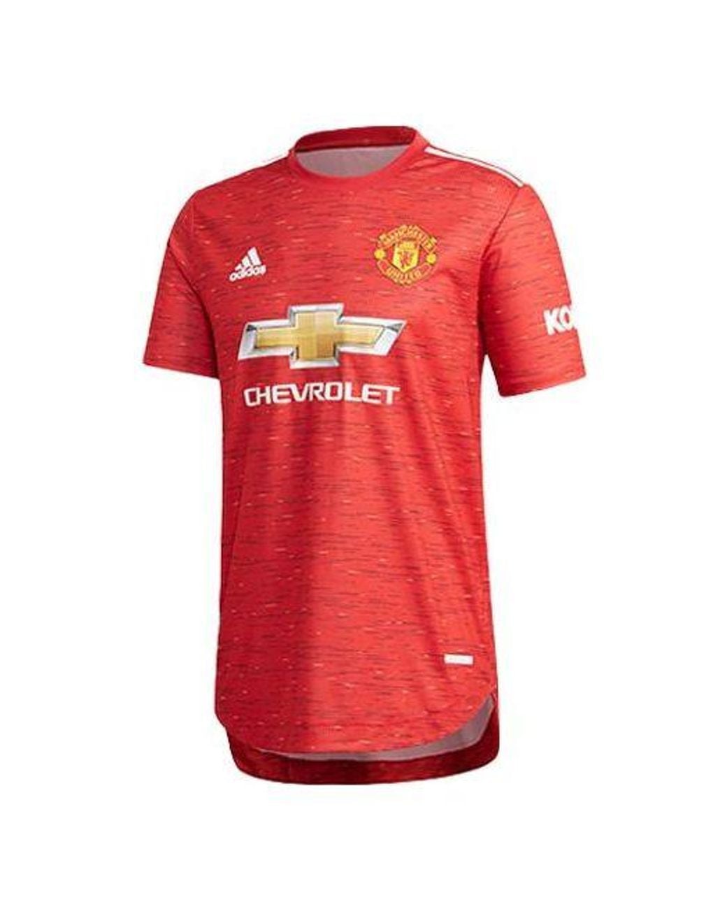 Adidas Red Au Player Edition 20-21 Season Manchester United Home Sports Jersey for men