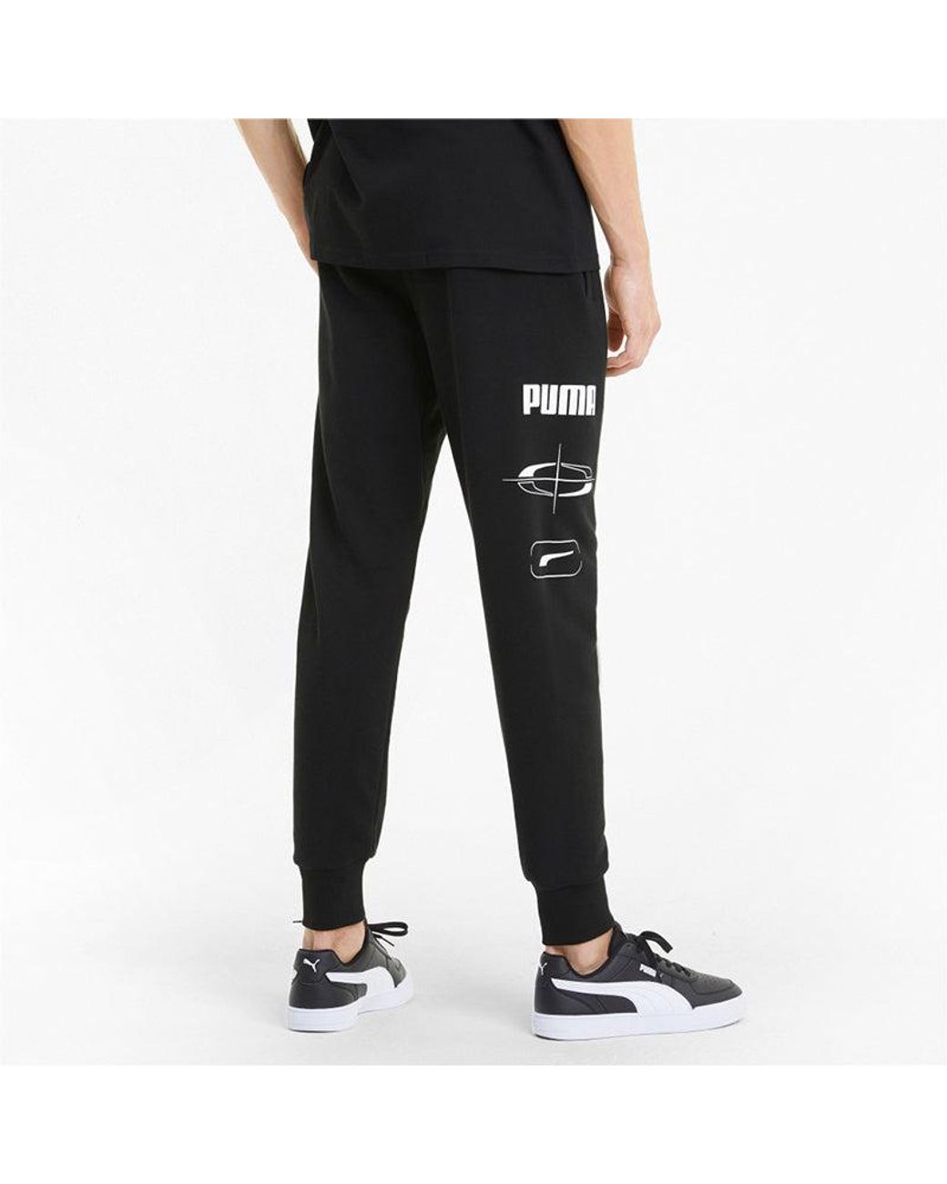 PUMA Rebel Sweatpants in Black for Men Lyst UK