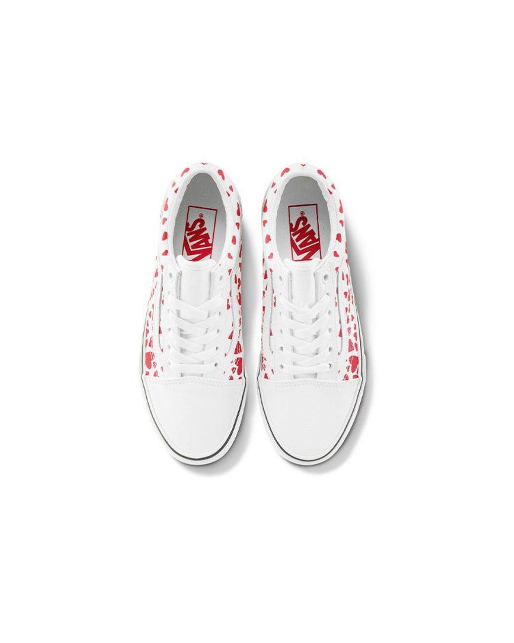 Vans White Old Skool 'Valentine Hearts' for men