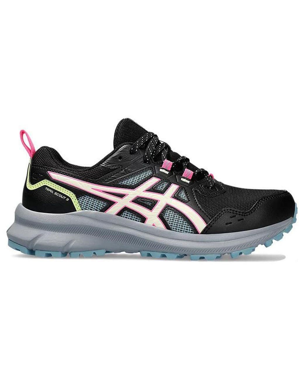 Asics Black Trail Scout 3 Running Shoes