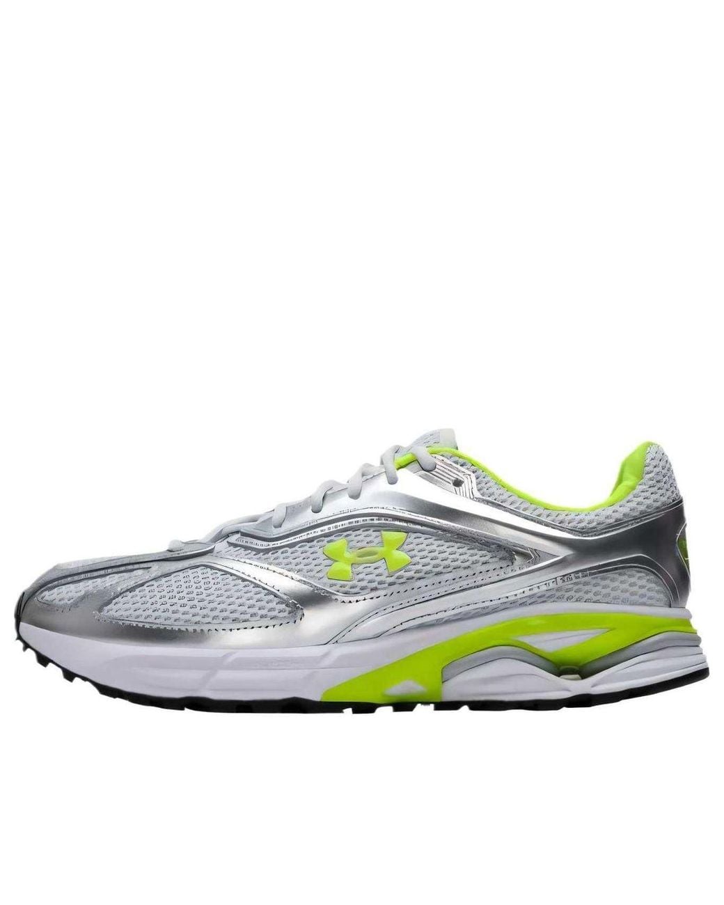 Under Armour White Hovr Apparition 'Distant Metallic' for men