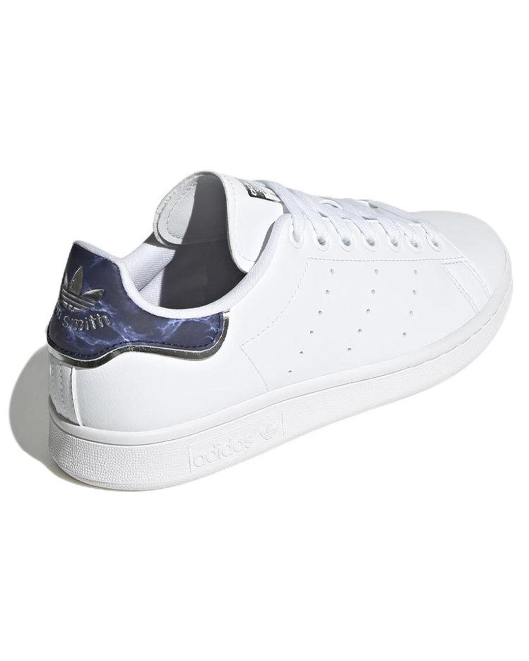 Adidas White (Wmns) Stan Smith Tennis Shoes 'Night Sky Marble'