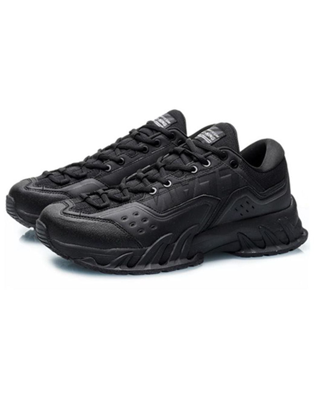 Li-ning Blue Hiking Shoes 'Triple' for men