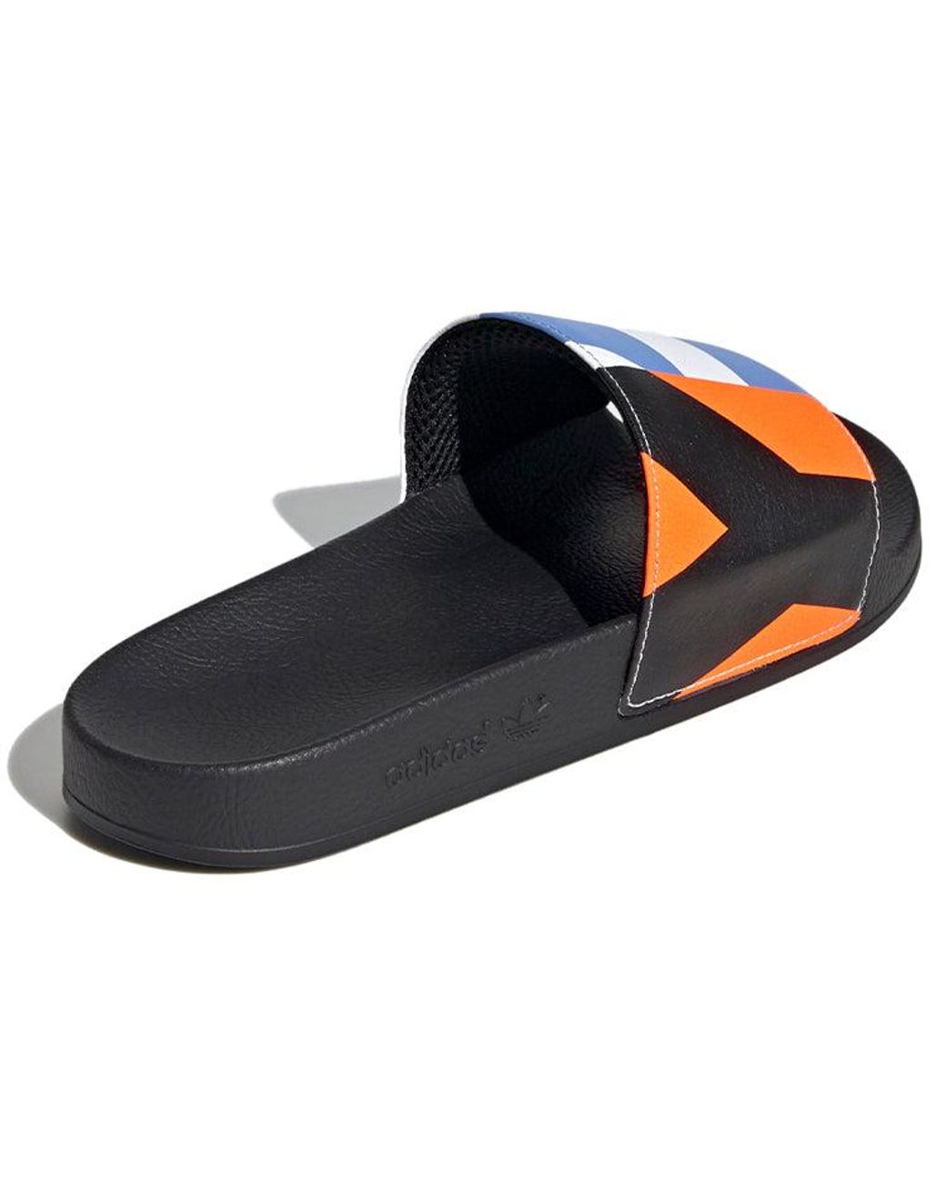 Adidas Blue Y-3 Adilette Slide 'Graphic' for men