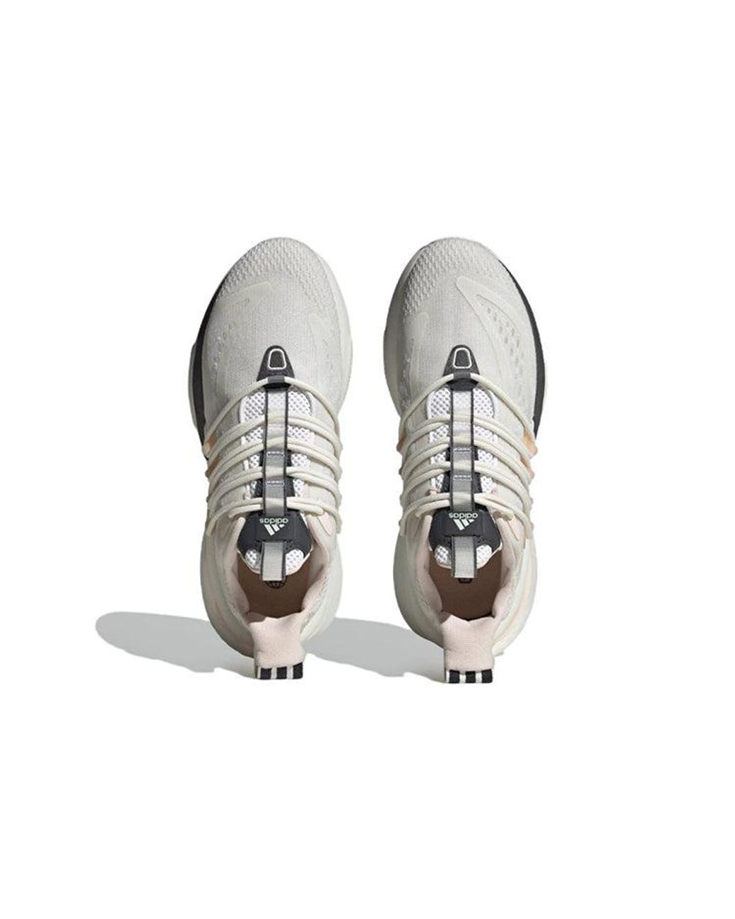Adidas White Alphaboost V1 Shoes