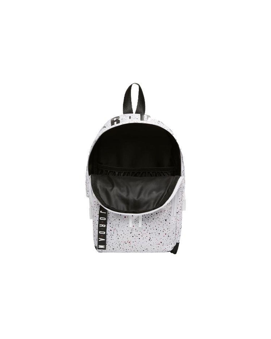 Nike White Athletic Zipper Opening Adjustable Strap Schoolbag Backpack