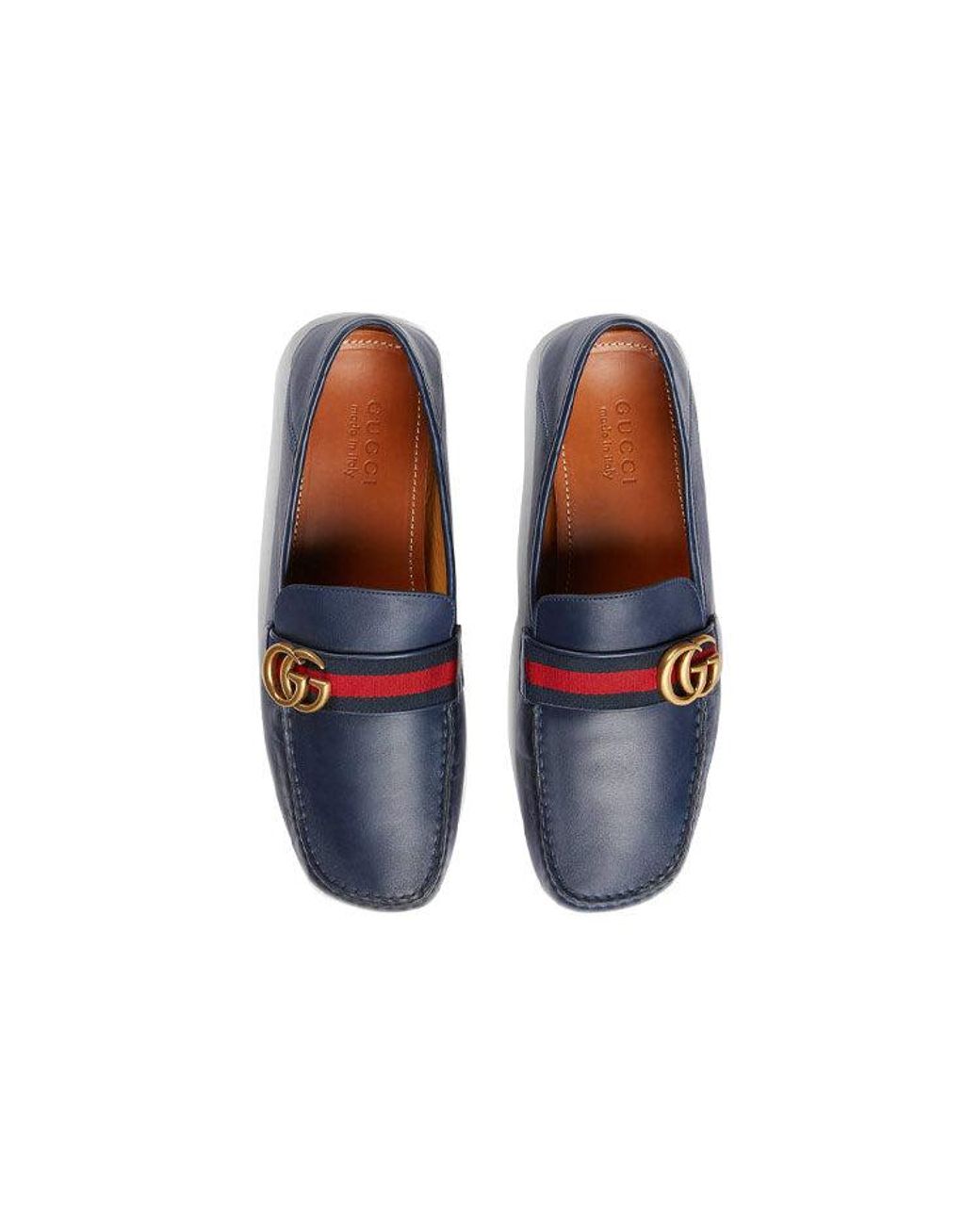 Gucci Blue Horsebit Loafers Moccasins for men