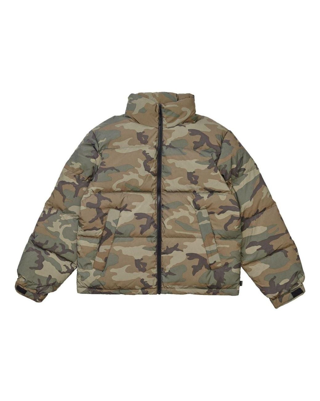 Supreme Fw18 Reflective Camo Woodland Down Jacket 'Olivegreen' for men