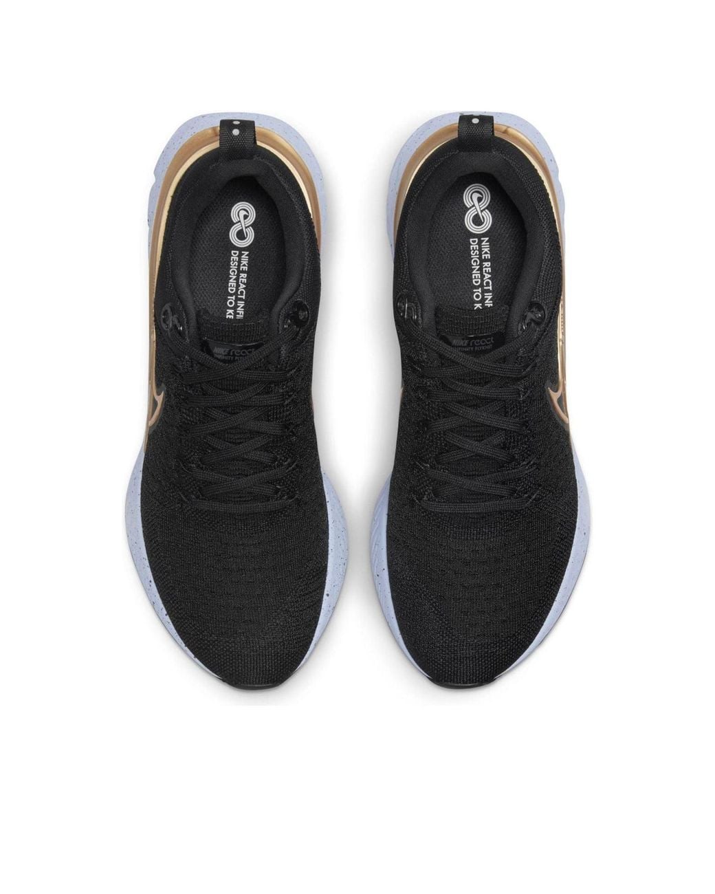 Nike Black (Wmns) React Infinity Run Flyknit 2 Metallic'