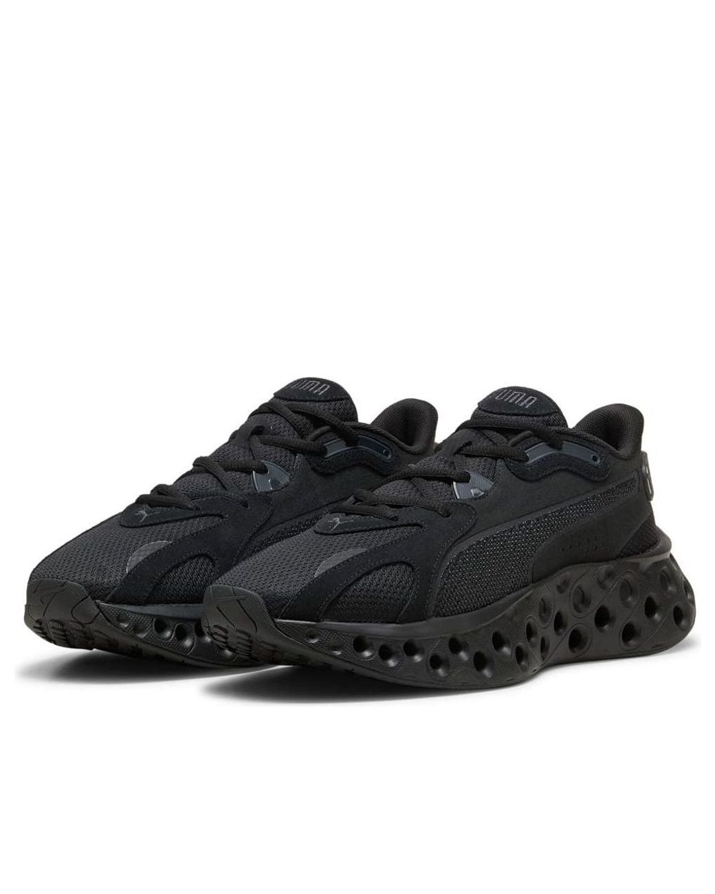 PUMA Black Softride Frequence Flat Dark' for men
