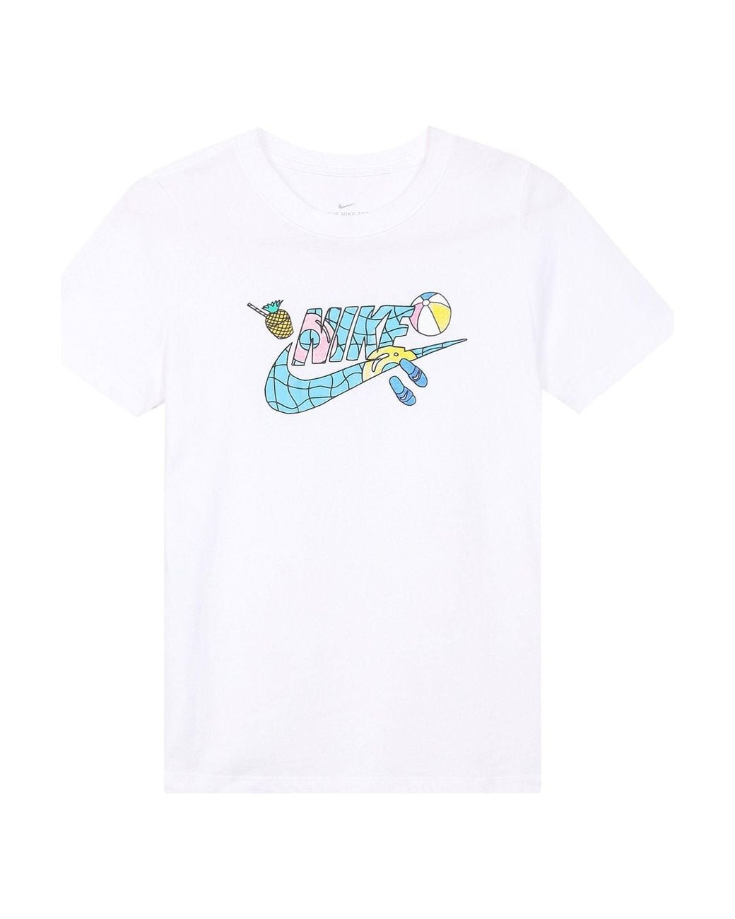 Nike Blue (Wmns) Sportswear Short Sleeve 'Pool'