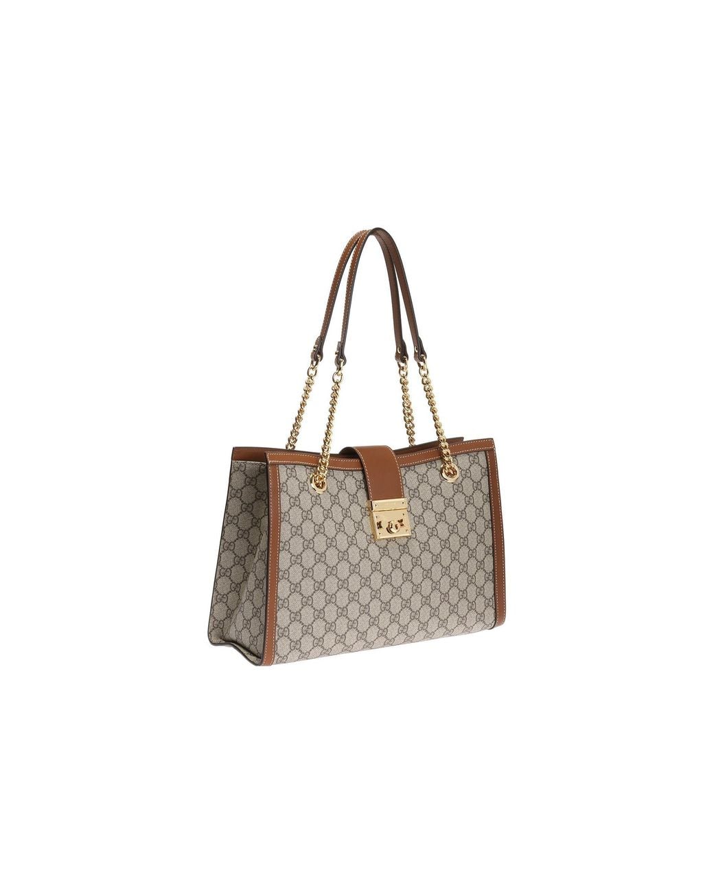 Gucci Gray (Wmns) Padlock Medium Gg Shoulder Bag