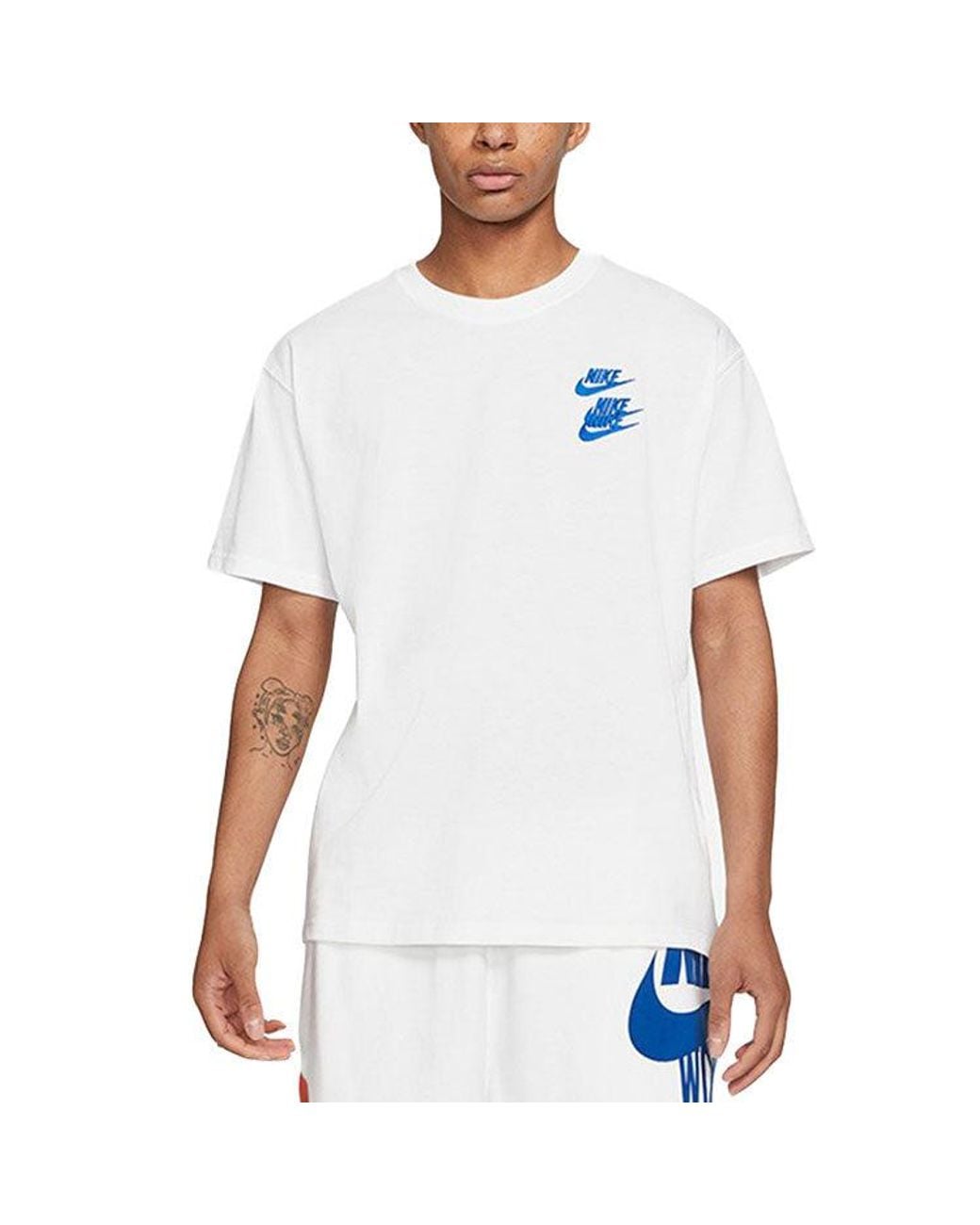 Nike White As Sportswear Tee World Tour 2 for men