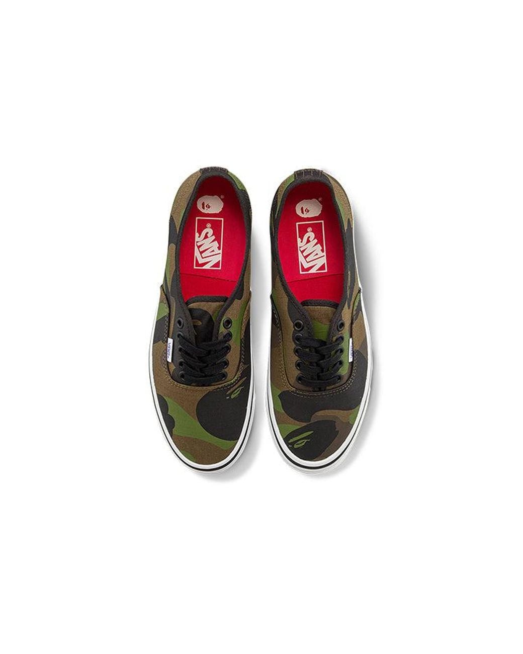 Vans Brown Bape X Authentic 44 Dx 'First Camo' for men