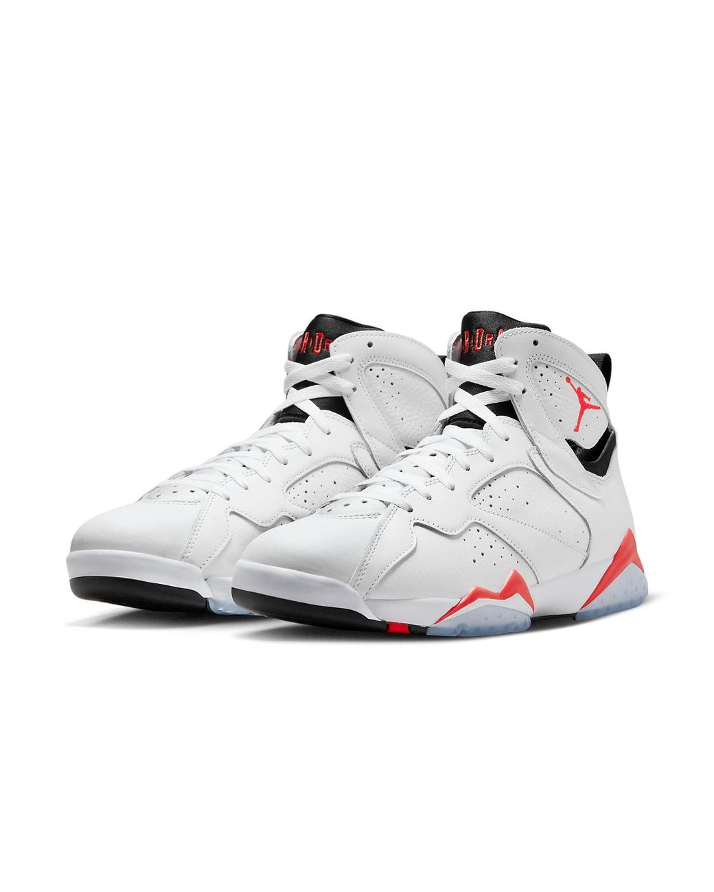 Nike White 7 Retro Infrared' for men