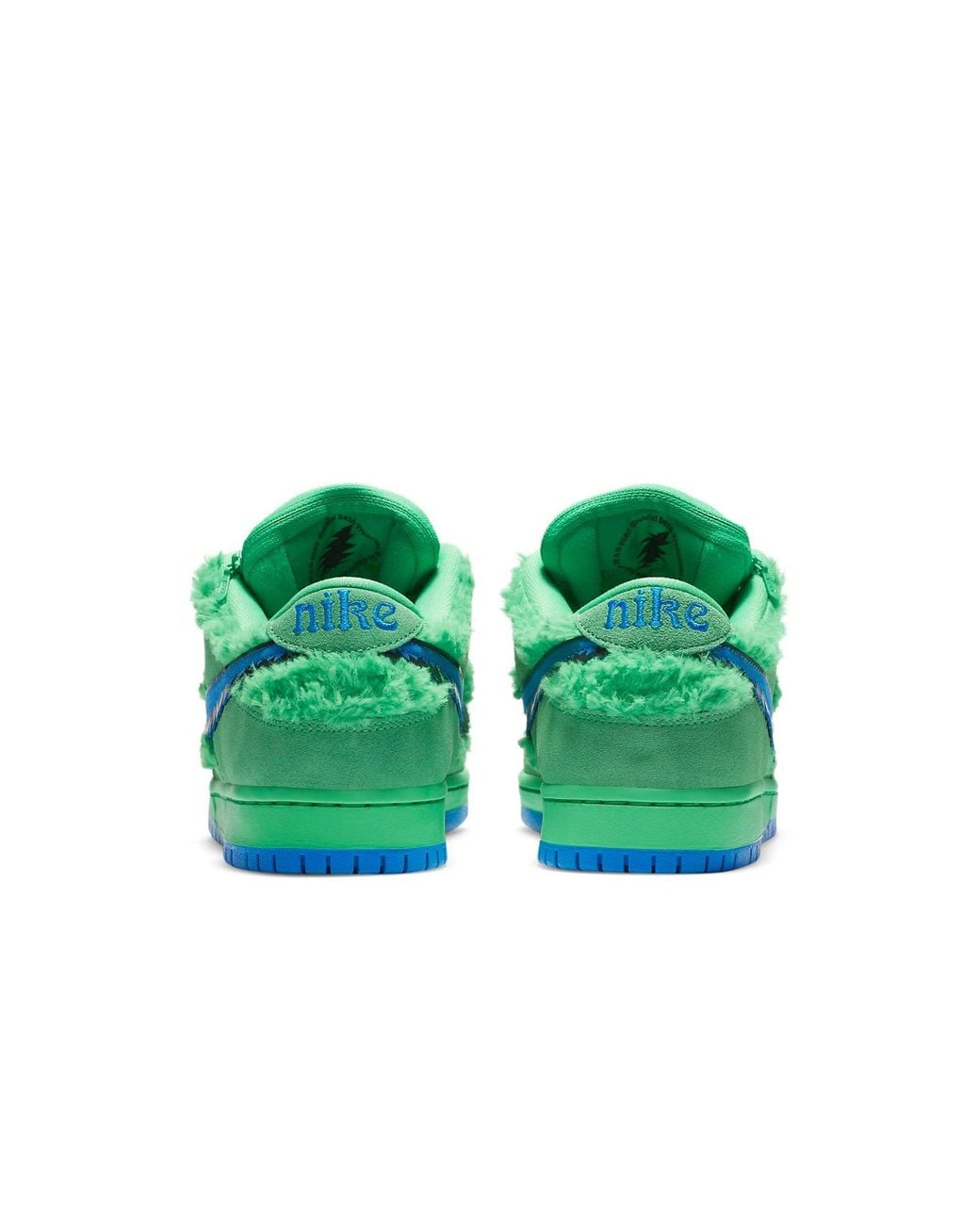 Nike Green X Grateful Dead Sb Dunk Low Bear' for men