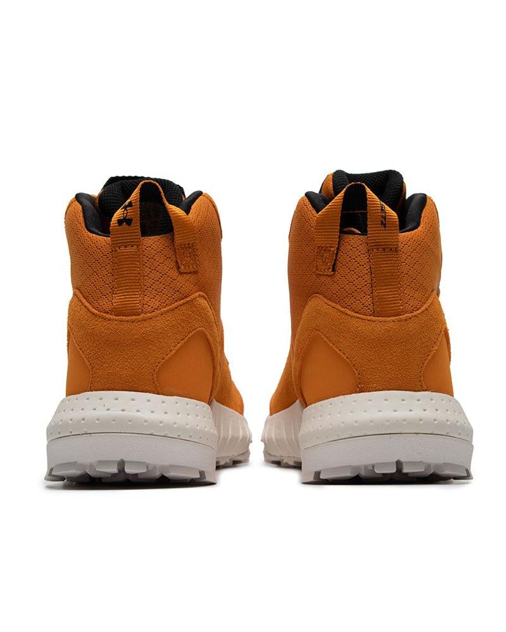 Under Armour Brown Ua Micro G Valsetz Trek Mid Leather Waterproof Tactical Boots 'Honey' for men