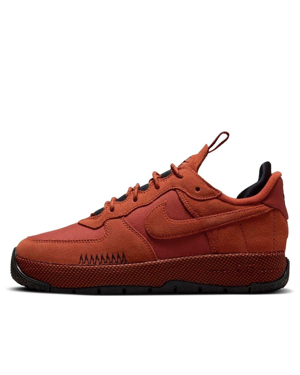 Nike Red (Wmns) Air Force 1 Wild 'Rugged'