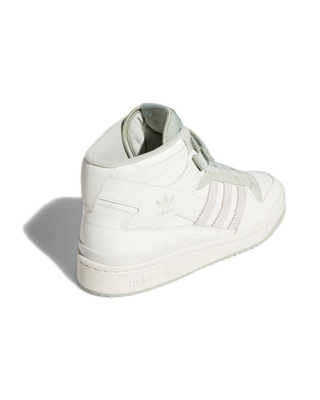 Adidas White Originals Forum Mid Shoes for men