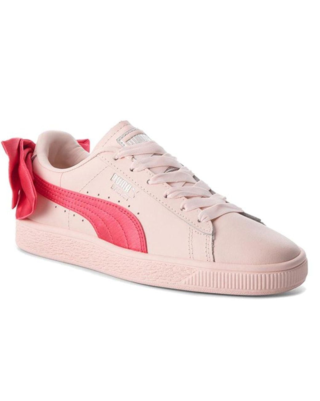 PUMA Pink (Wmns) Basket Bow Patent 'Paradise'